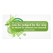 Mahatma Gandhi Quote Photo Card Template