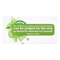 Mahatma Gandhi Quote Photo Card Template