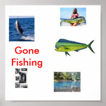 mahi1, fg, fish, rgtdeg, shu, Gone Fishing Posters