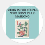 mahjong game player stickers