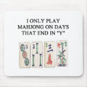 mahjong lover mousepads