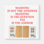 mahjong player design fridge magnets