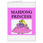 MAHJONG princess Greeting Cards