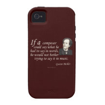 Mahler on Composing iPhone 4/4S Case