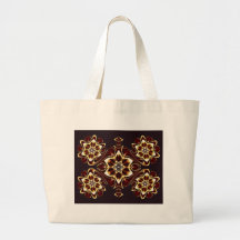 Mahogany Rose Tote Bags