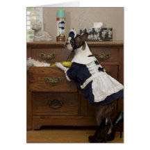 Maid Martha Greeting Card