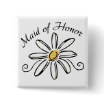 Maid of Honor Pinback Button