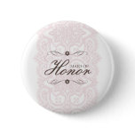 Maid Of Honor Button-Vintage Bloom