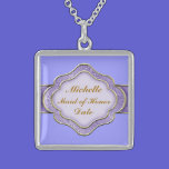 MAID of HONOR GIFT STERLING SILVER NECKLACE necklaces