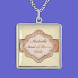 MAID of HONOR GIFT STERLING SILVER NECKLACE necklaces