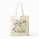 Maid of Honor Wedding Party Gift Bag (plum)