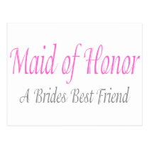 Maid Of Honour (A Brides Best Friend) postcards