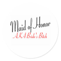 Maid Of Honour (AKA Bride's Bitch Red)
