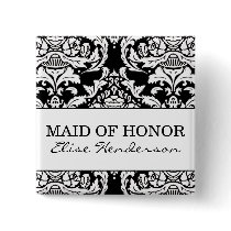 Maid of Honour Button