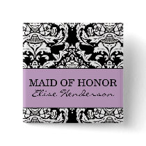Maid of Honour Button