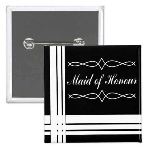 Maid of Honour Button