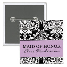 Maid of Honour Button