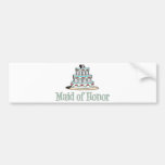 Maid Of Honour (Cake) Bumper Stickers