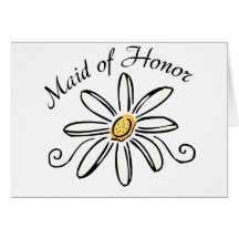 Maid of Honour Cards