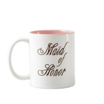 Maid of Honour Classy Browns Coffee Mug