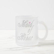 Maid of Honour Classy Greys Mugs