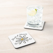 Maid of Honour Drink Coasters
