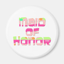 Maid of Honour Favours Refrigerator Magnets