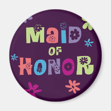 Maid of Honour Gifts and Favours Fridge Magnets