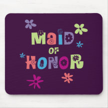 Maid of Honour Gifts and Favours Mousepads