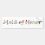 Maid of Honour gifts Bumper Sticker