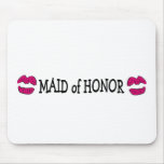 Maid of Honour (Lips Kisses) Mouse Pads