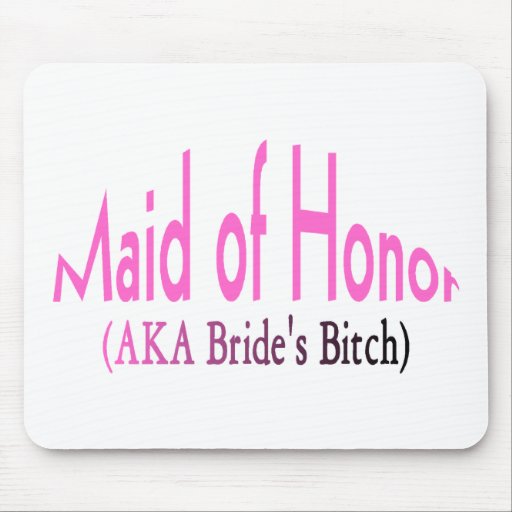 Maid Of Honour Mousepad