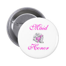 Maid of Honour Pin