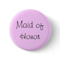Maid of Honour Pin