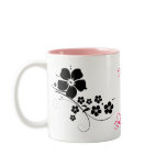 Maid of Honour pink and black mugs