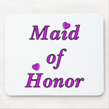 Maid of Honour Simply Love Mouse Pads