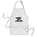 Maid of Honour (Sq Blk) aprons