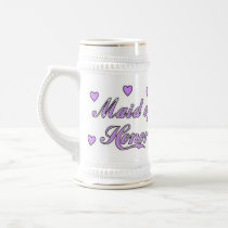 Maid of Honour Wedding Hearts Mug