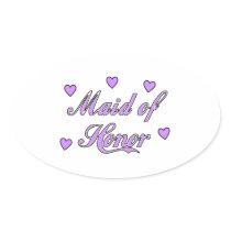 Maid of Honour Wedding Hearts