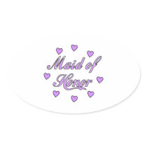 Maid of Honour Wedding Hearts
