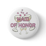 Maid of Honour Wedding ID Button