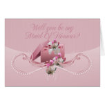 Maid Of Honour - Will You Be My Maid Of Honour Greeting Cards