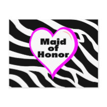 Maid Of Honour (Zebra Stripes)