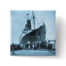 Maiden Voyage of RMS Lusitania, 13 Septemeber 1907 Buttons