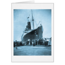 Maiden Voyage of RMS Lusitania, 13 Septemeber 1907 Card