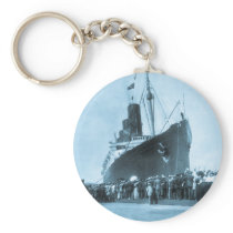 Maiden Voyage of RMS Lusitania, 13 Septemeber 1907 Key Chains