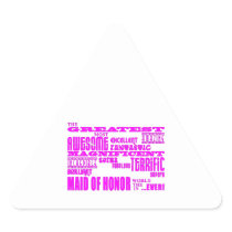 Maids of Honour Fun Gifts : Greatest Maid of Honou Stickers