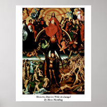 Maiestas Domini With Archangel By Hans Memling Print