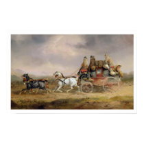 Mail Coaches on the Road: The Louth-London Royal M posters