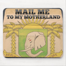 Mail me to Ivory Coast Mouse Pad